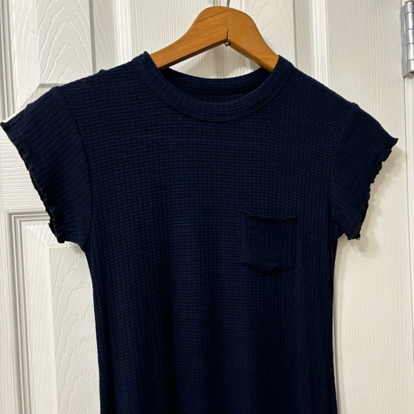 Urban Outfitters BDG Navy Blue Camper Pocket Ribbed Dress Women’s Size XS - Picture 3 of 8